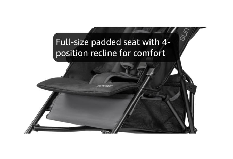 Summer by Ingenuity 3Dmini Lightweight Umbrella Stroller Gray Folding