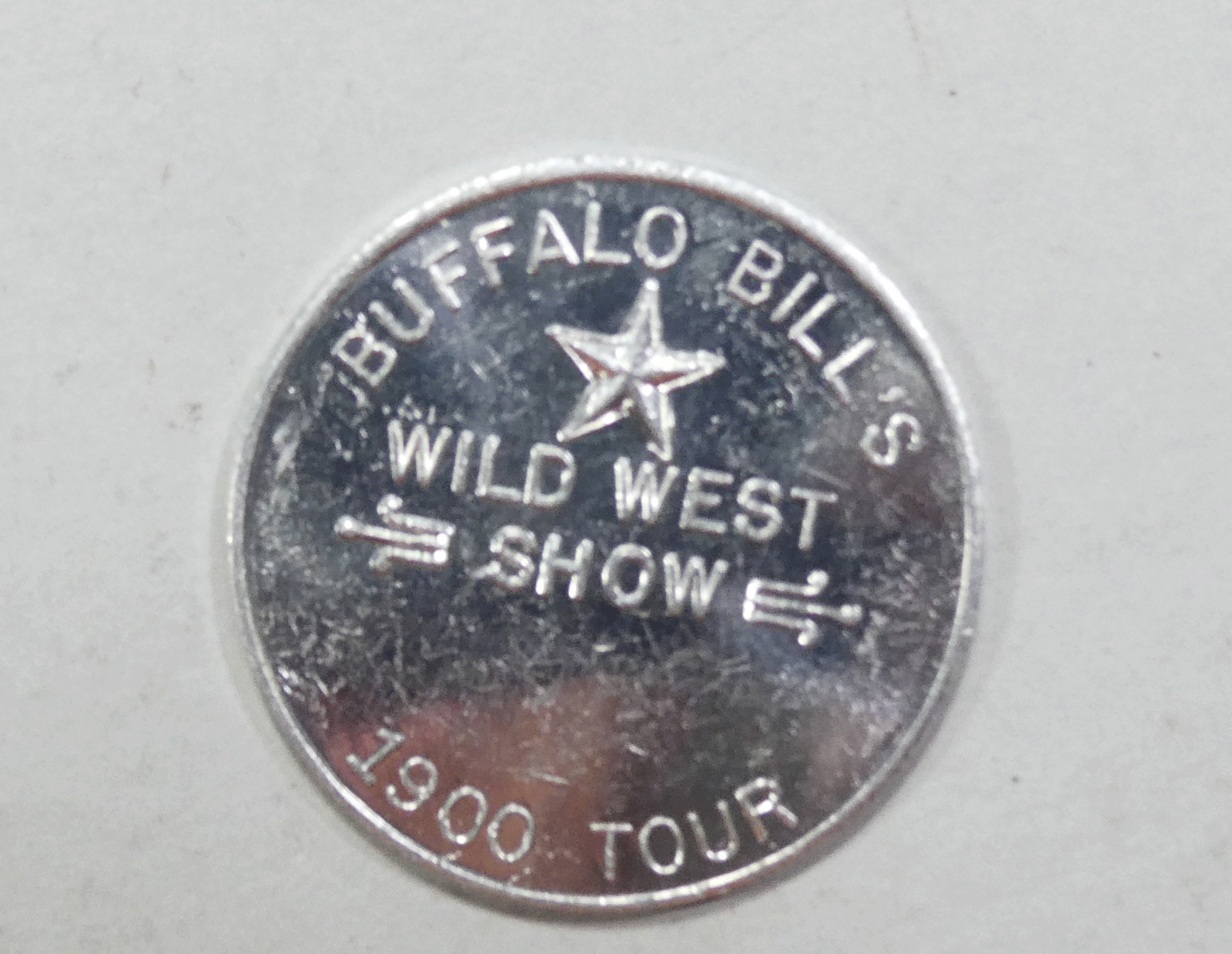 Buffalo Bill Wild West Show 1900 4 admission tokens Col W F Cody