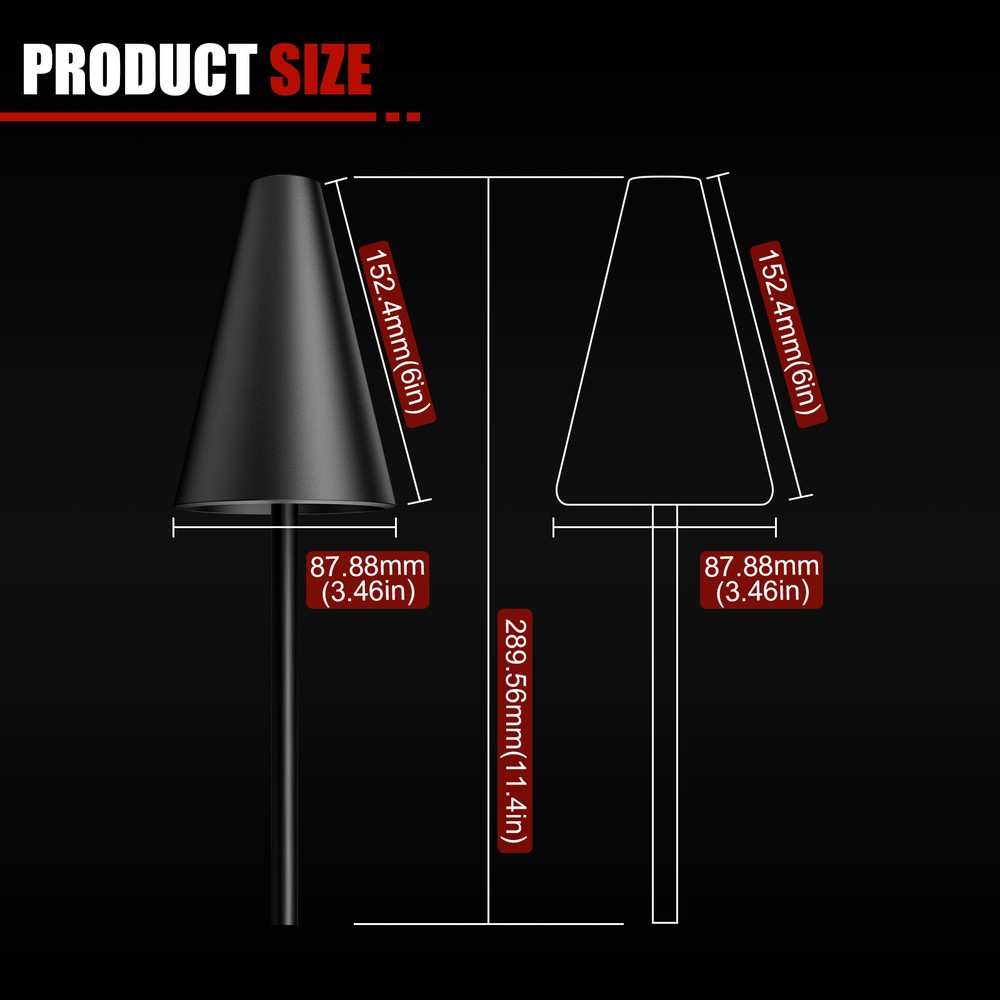 EVAP Smoke Machine Exhaust Vacuum Intake Boot Cone Adapter / Car Cap Plug Kit