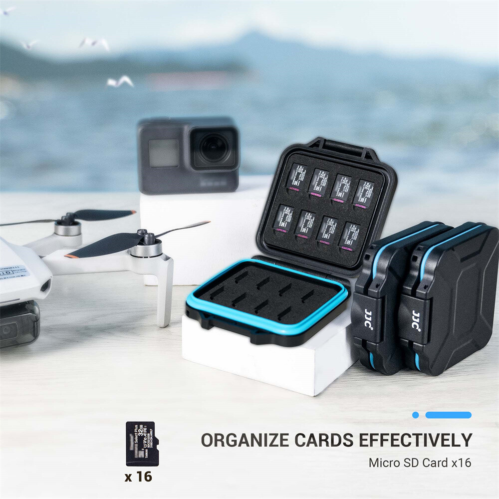 16 Slots Memory Card Case Holder Storage Organizer For TF Micro SD MSD MicroSD