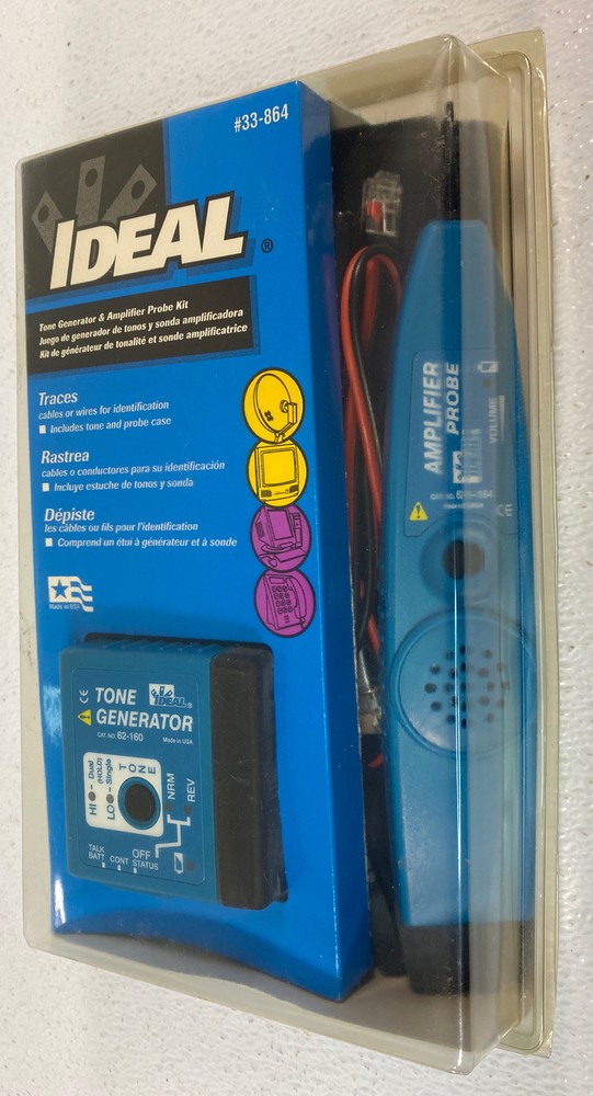 IDEAL 33-864 Tone Generator and Probe Kit