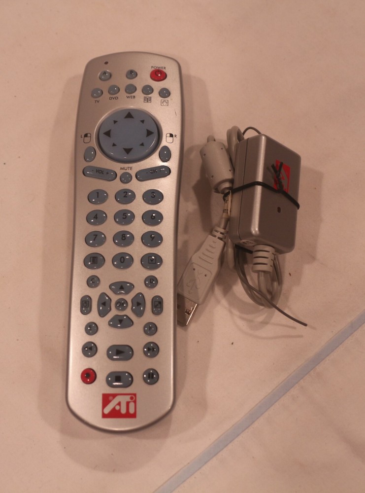ATI REMOTE WONDER & USB RECEIVER TESTED WORKING