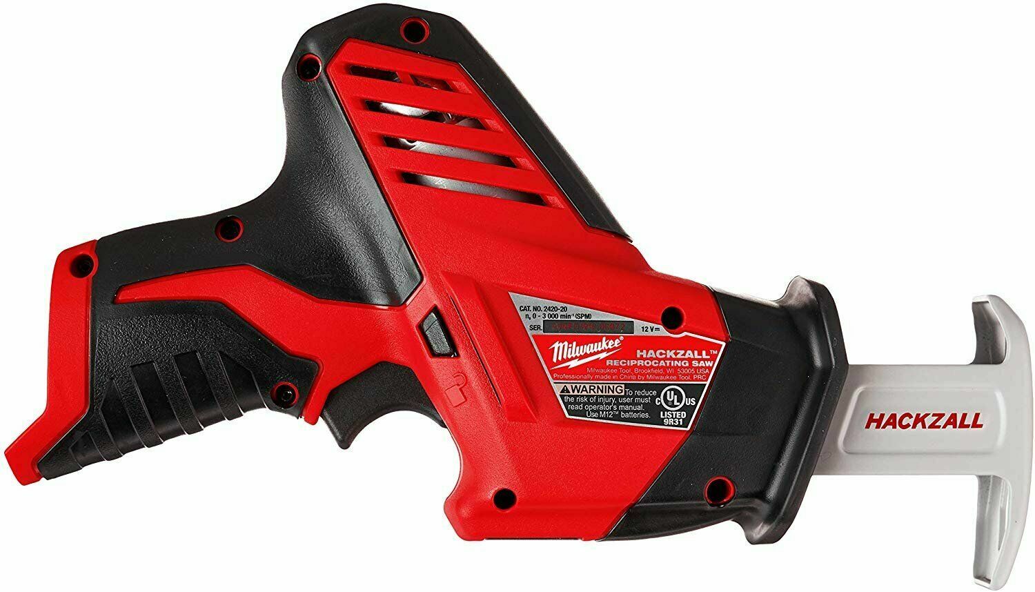 Milwaukee 2420-20 Lithium-Ion 12V Hackzall Recip Saw Bare Tool NEW Out of Kit