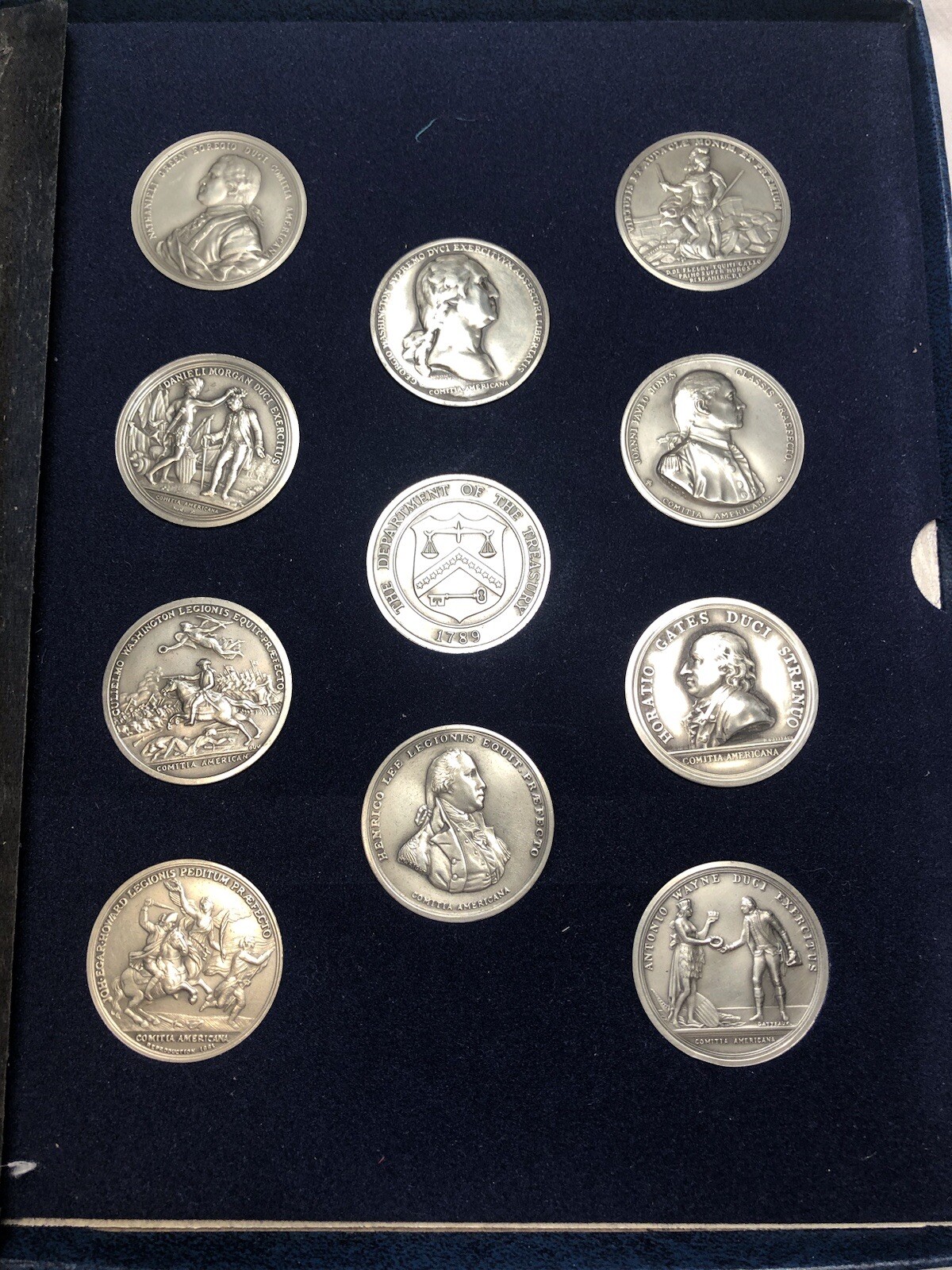Set of 11: 1973 United States Mint America's First Medals w/OGP
