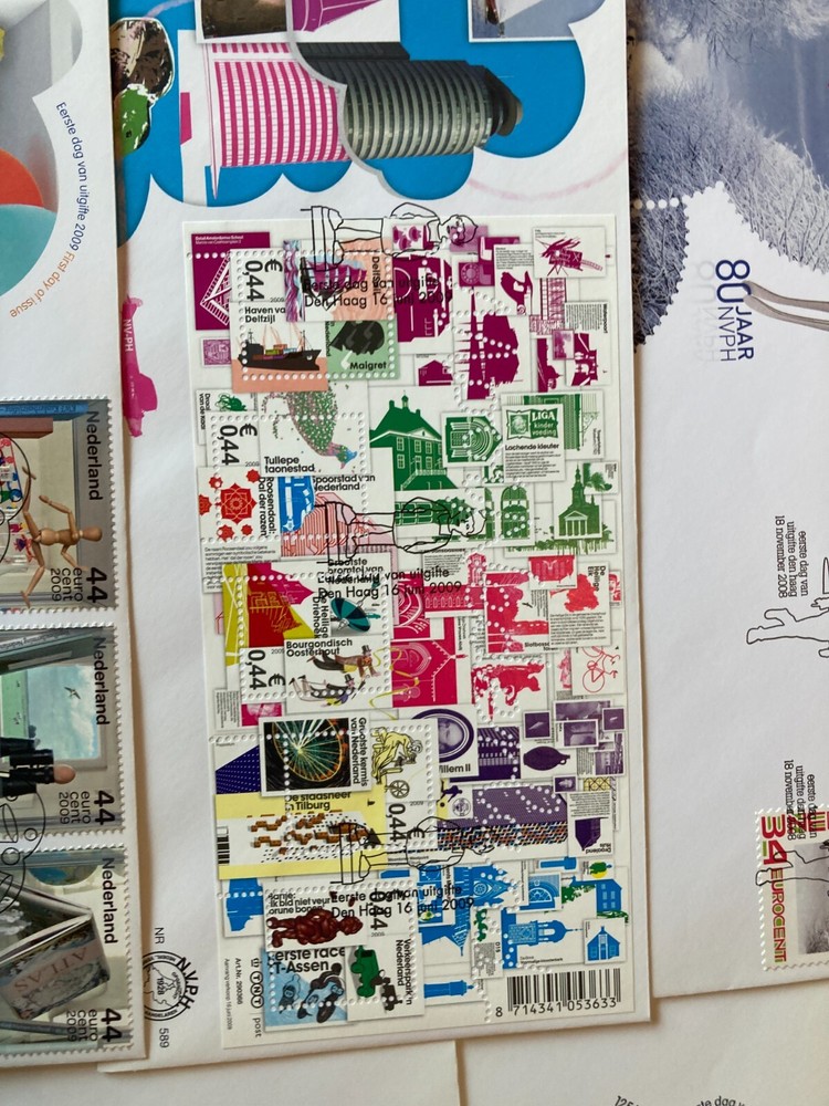 Netherlands 15 FDC covers between E580-594 HIGH cat value