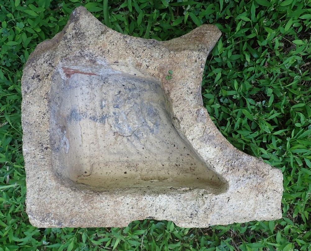 Architectural Salvage Polychrome Terra Cotta Block