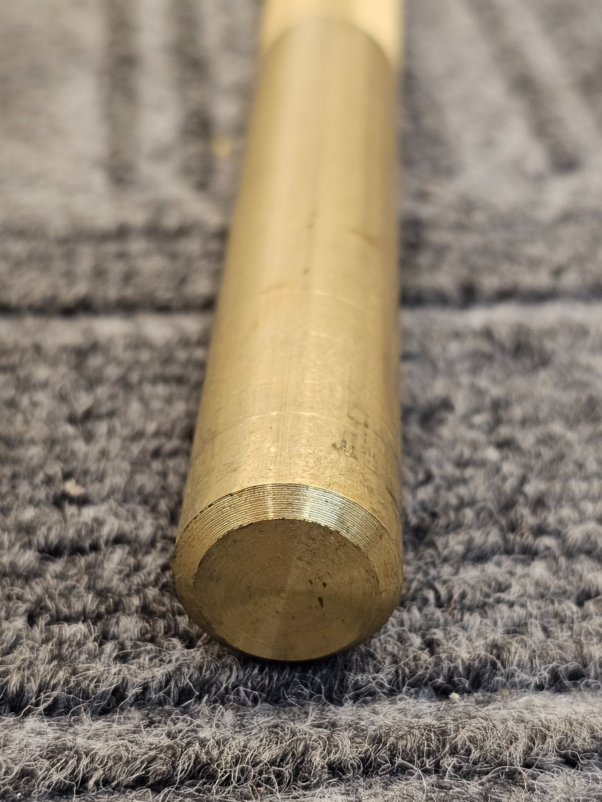 Wright Tool 9M25075: Drift Punch Knurled Brass 3/4Inch x 8 Inch