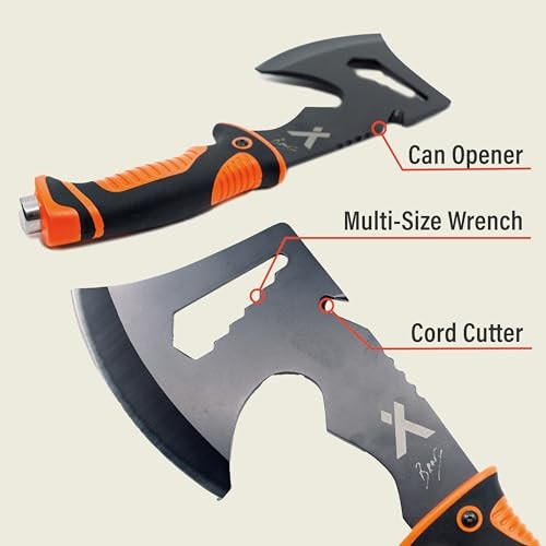 Ultimate Hatchet, Axe for Camping, Survival, and Backpacking, Includes
