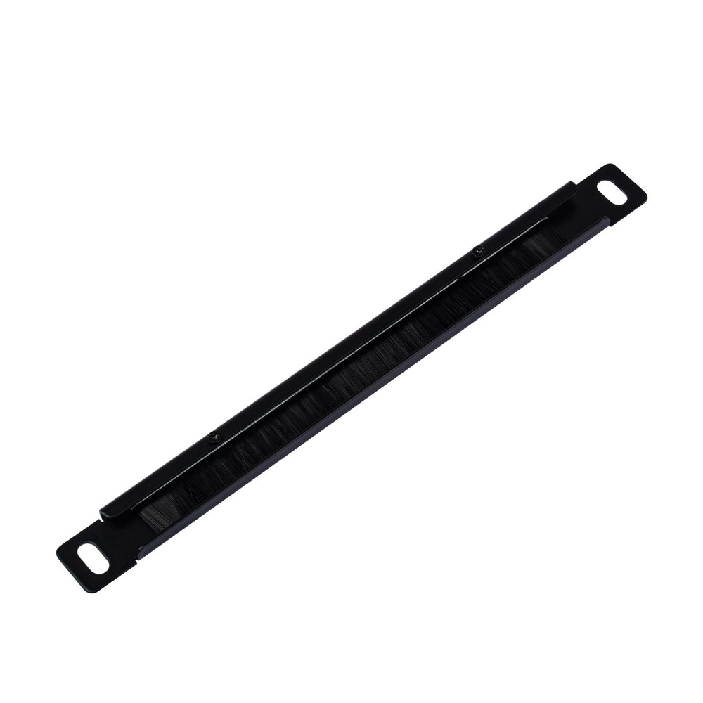 2 PCS 0.5U Brush Cable Manager Rack Mount Management Panel 10 Inch Server