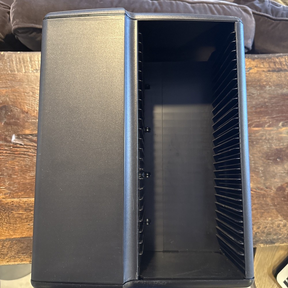 Laserline 100 CD Spinner Rack Tower CD100 Rotating Disc Spinning Carousel