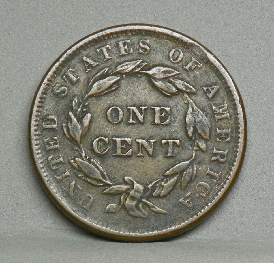 1839 LARGE CENT (Silly Head)