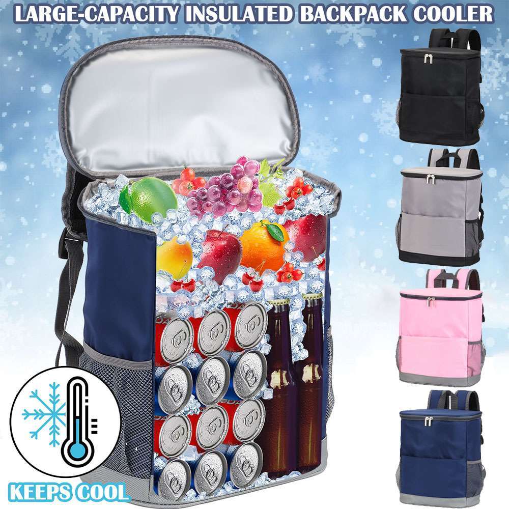Backpack Cooler Leakproof Insulated Waterproof Backpack Cooler Bag, Lightweight