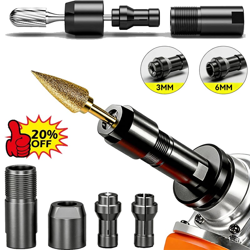 NEW Angle Grinder Adapter Converter for Home DIY Projects Thread Cutting Cutting