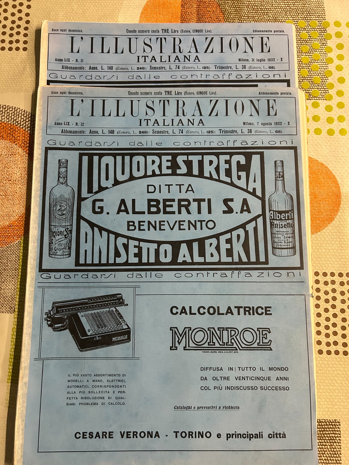 2 L'Illustrazione Italiana 31 32 1932 HISTORICO DOCTRINE FASCISMO MUSSOLINI DUCE