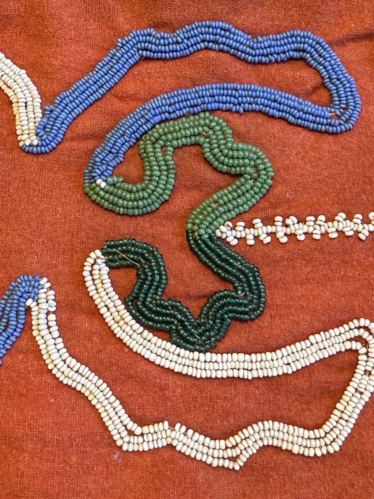 Antique Late 1800’s Tlingit Beaded Belt