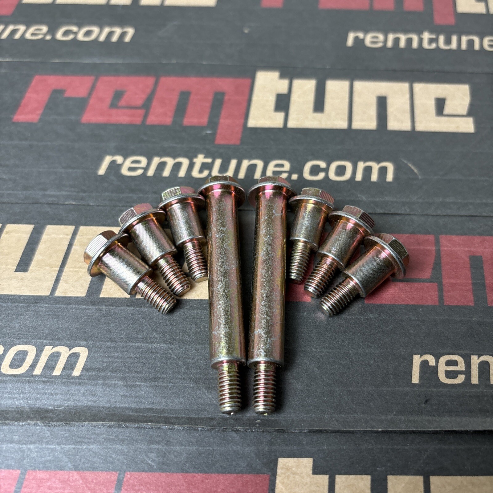 8x Honda Acura Upper & Lower Timing Cover Bolt Set B16 B18 B20 Civic Integra