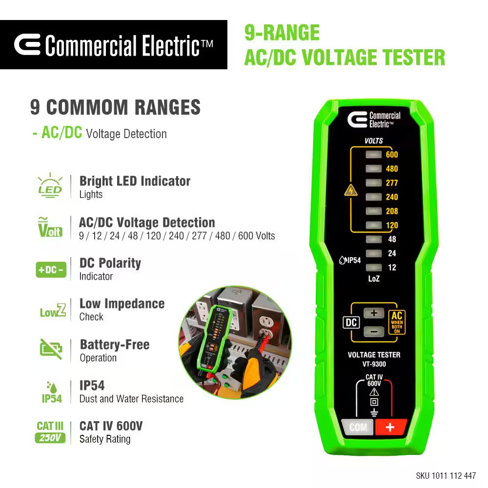 Electronic AC/DC Voltage Tester