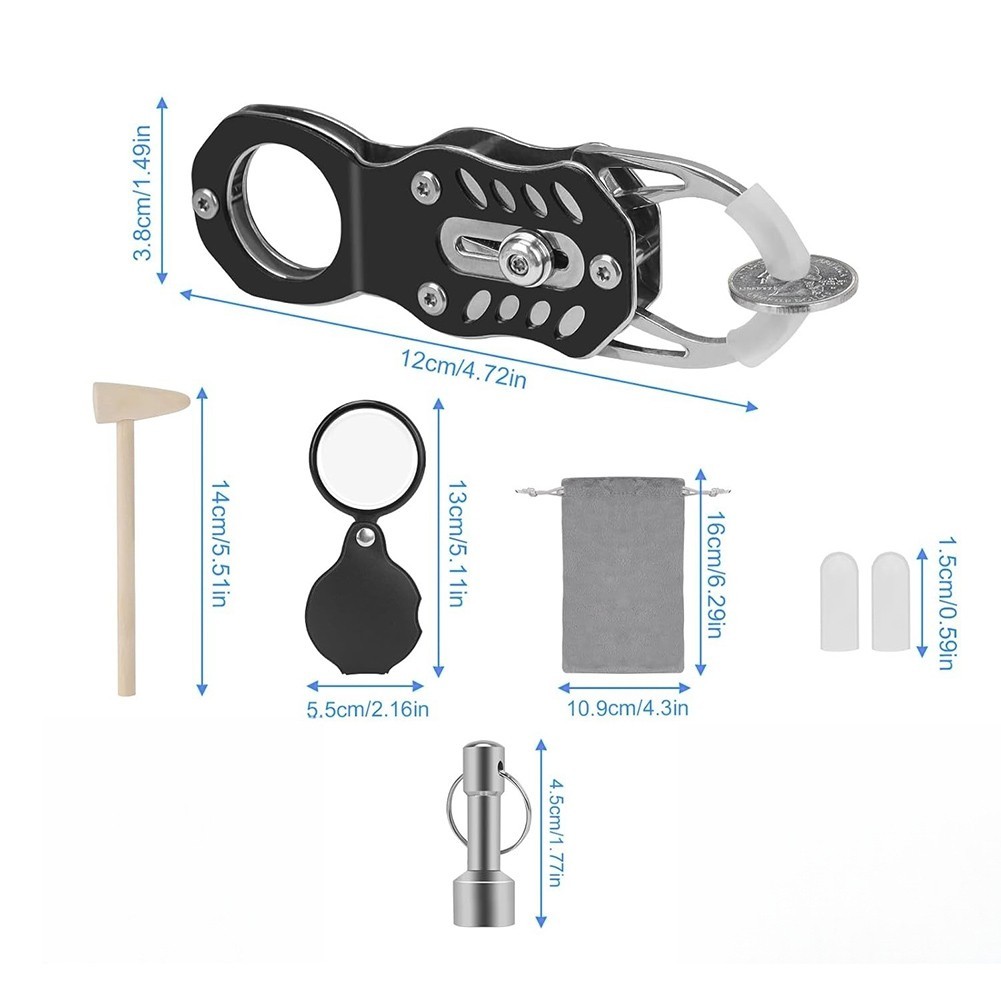 Coin Tester Kit with Portable Metal Tester and Precision Calipers for Accuracy