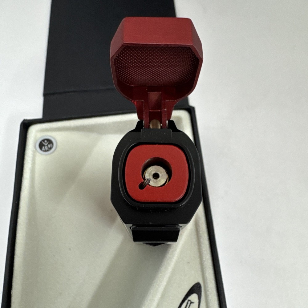 Vector Caliper - Single Large Jet Flame Torch Lighter - Red - New