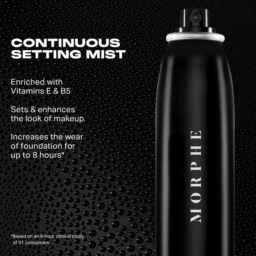 Jumbo Continuous Setting Spray - Micro-Fine Makeup Setting Spray with a Natur...