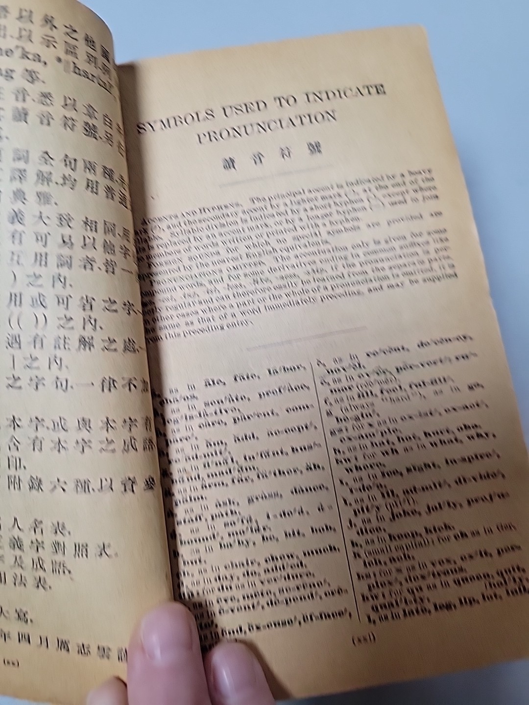 Antique 1929English- Chinese Dictionary with Illustrative Examples Book