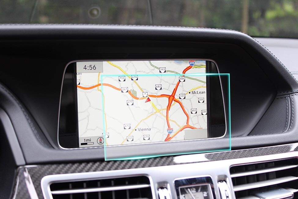 Crystal Clear Screen Protector for 2014 Mercedes Benz E63 Vehicle Navigation