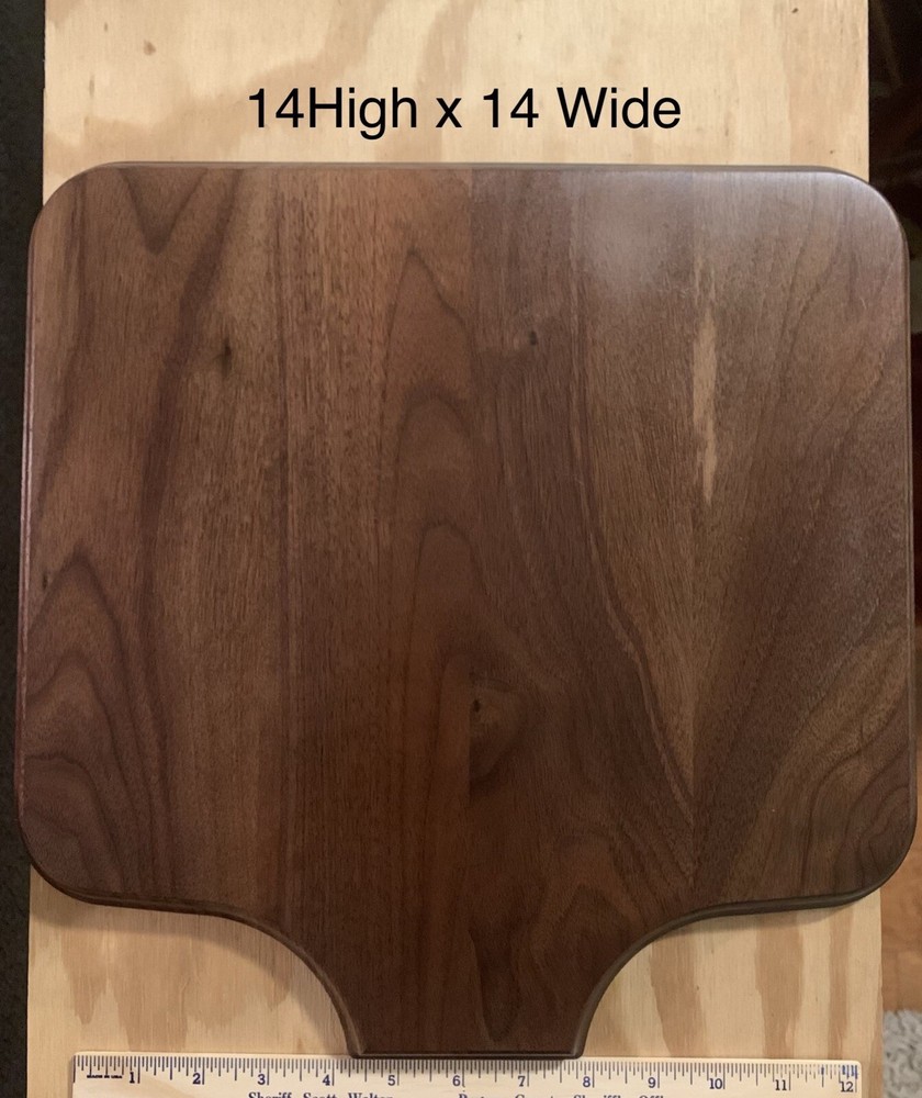 Solid Black Walnut Antler Mount Plaque Or European Mount Plaque.