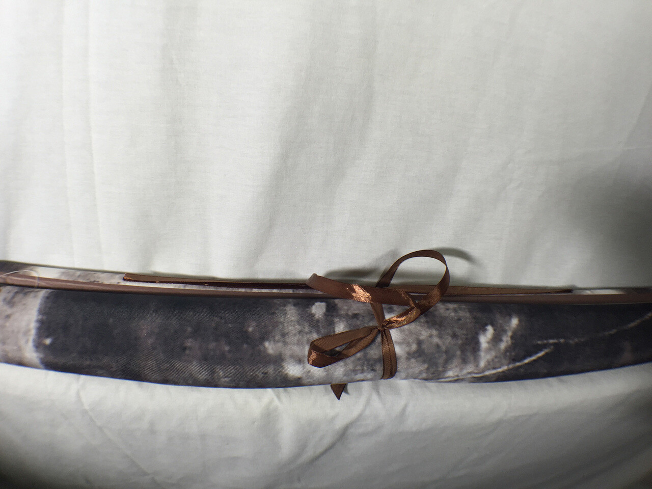 Shroud of Turin full-size body negative on linen cloth