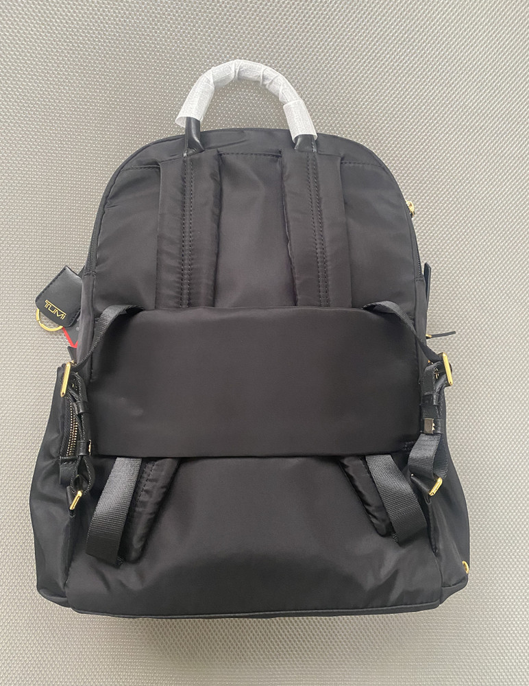 TUMI /Voyageur Carson Black/Gold Hardware-Backpack