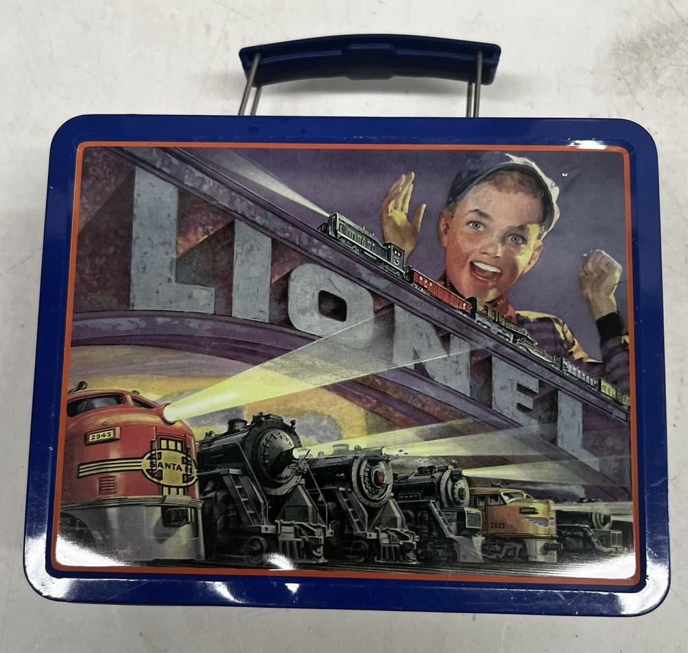 Lionel Train Tin Mini Lunch Box / Carry Case Grate Condition