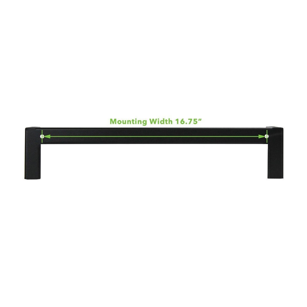 3U 19" Vertical Wall Mount Server Rack IT Bracket Space Saver w/Hardware Black