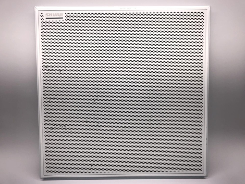 Shure MXA920W-S Microflex Advance Square Ceiling Array Microphone with Dante