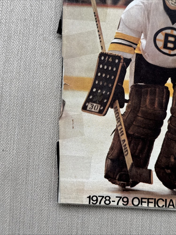 1978-79 Official Boston Bruins vs. Pittsburgh Penguins Program