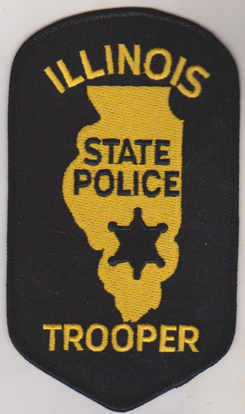 Illinois State Police Trooper non shield shape patch