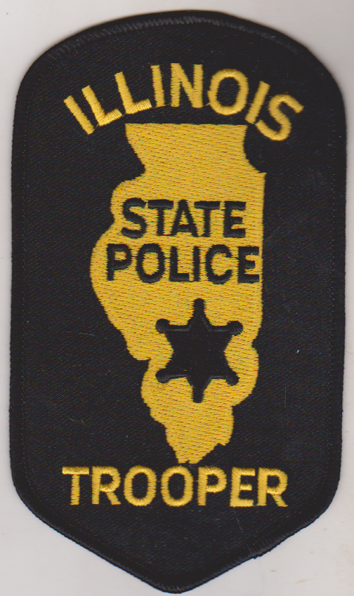 Illinois State Police Trooper non shield shape patch