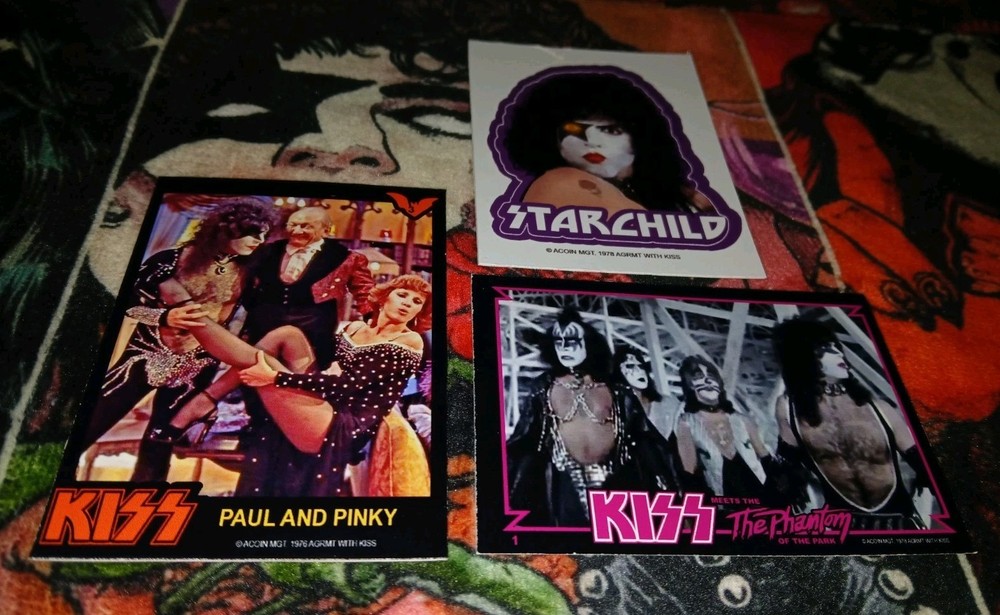 KISS CARDS PLUS STARCHILD STICKER PHANTOM HALLOWEEN