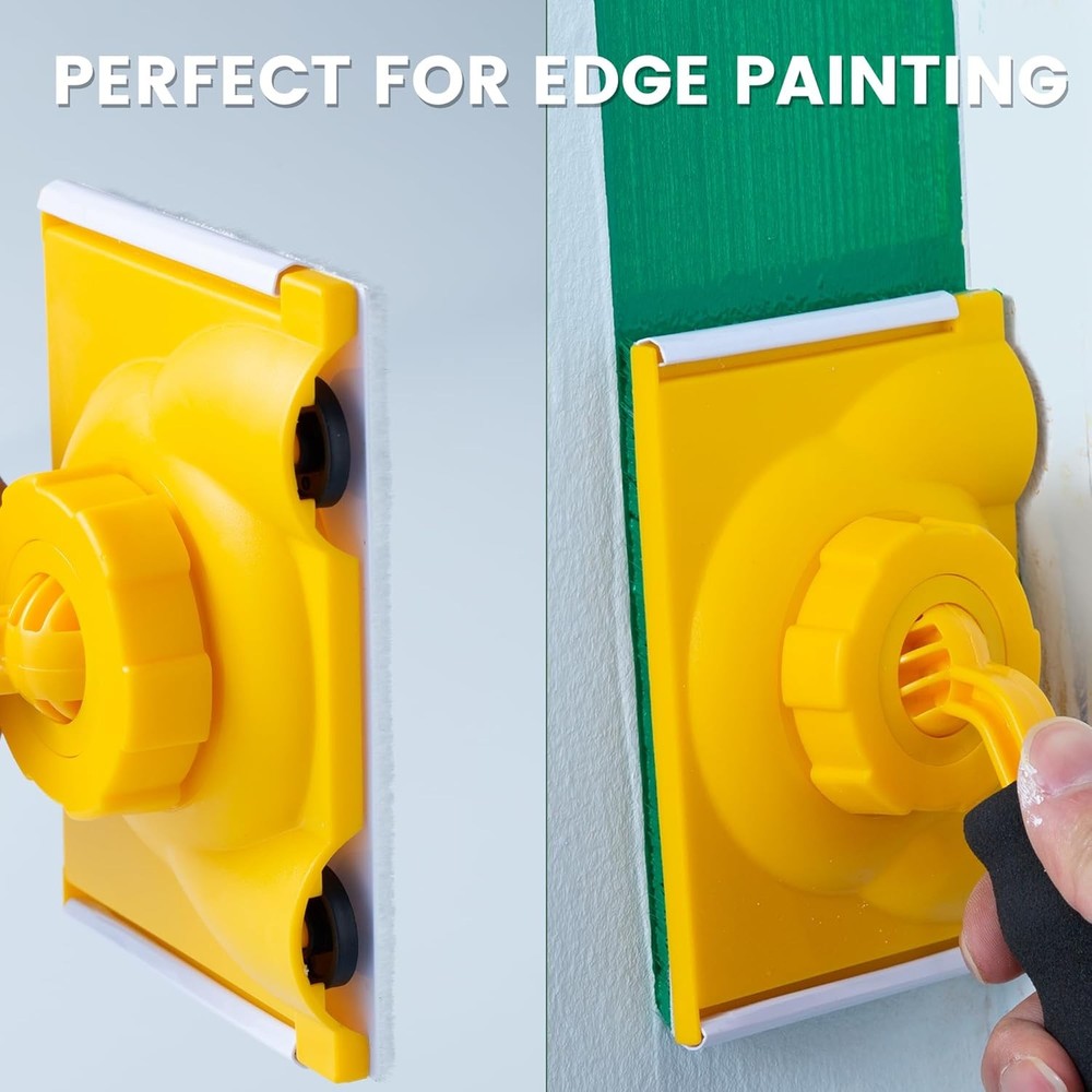 Paint Edger, 360° Rotation Handle Paint Edger Trimmer with 5pcs Replace Pads