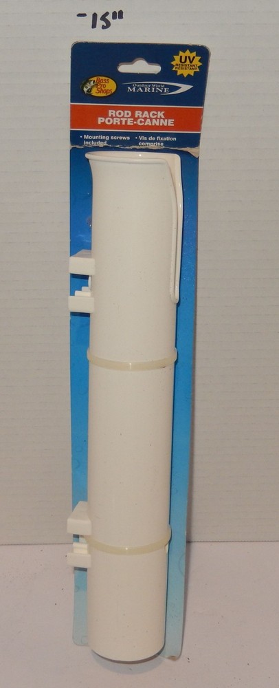 Bass Pro Shops Rod Rack white polyethylene