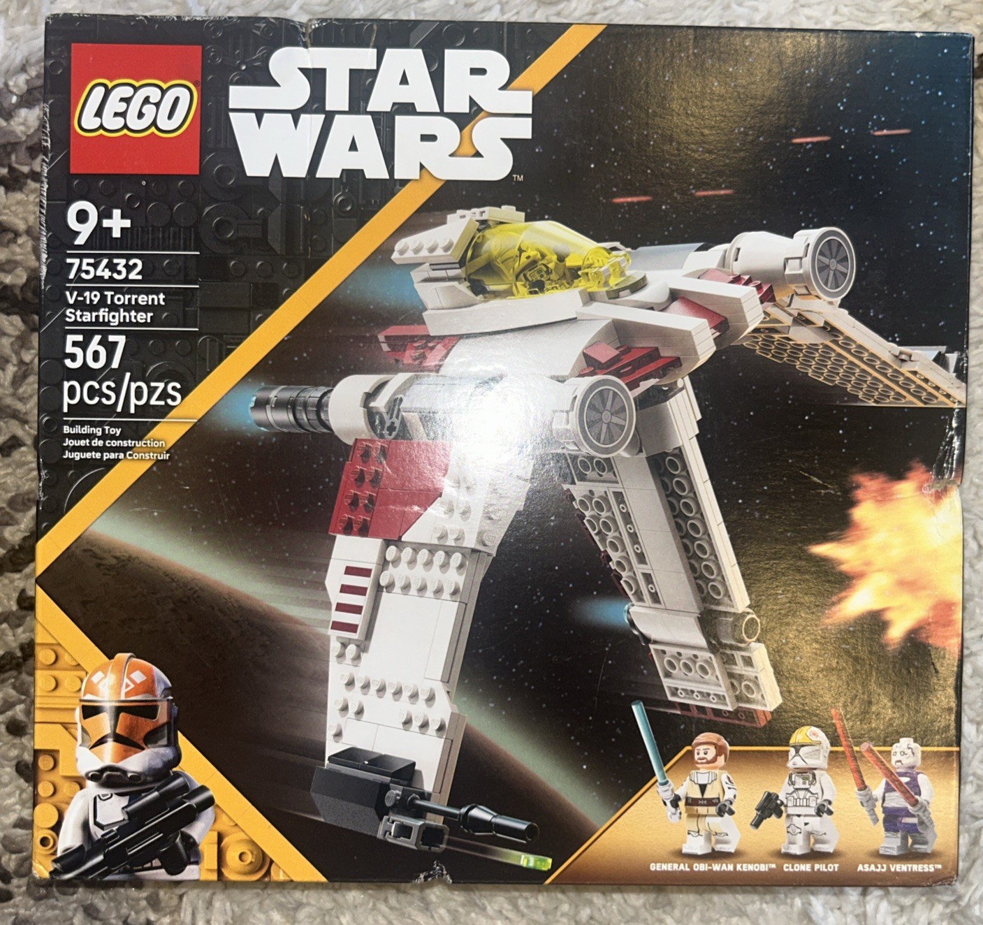 LEGO Star Wars V-19 Torrent Starfighter 75432 NEW SEALED