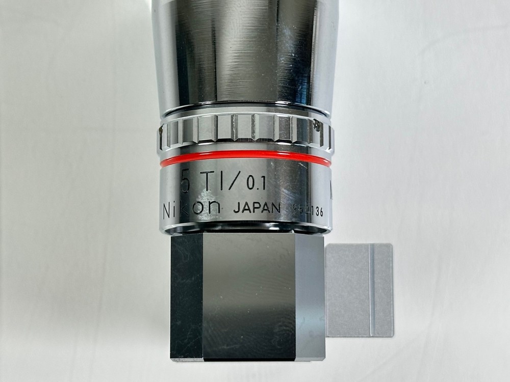 Nikon M-Plan 5X TI 0.1 Microscope Interferometer Objective Lens Interferometry