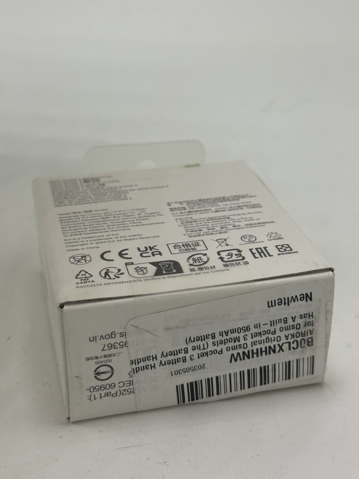 DJI Osmo Pocket 3 Battery Handle 950mAh