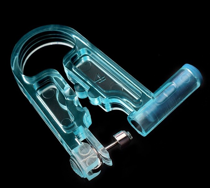 Individual Sterilized Disposable Ear Piercing Gun Piercer Tool & Stud Earring