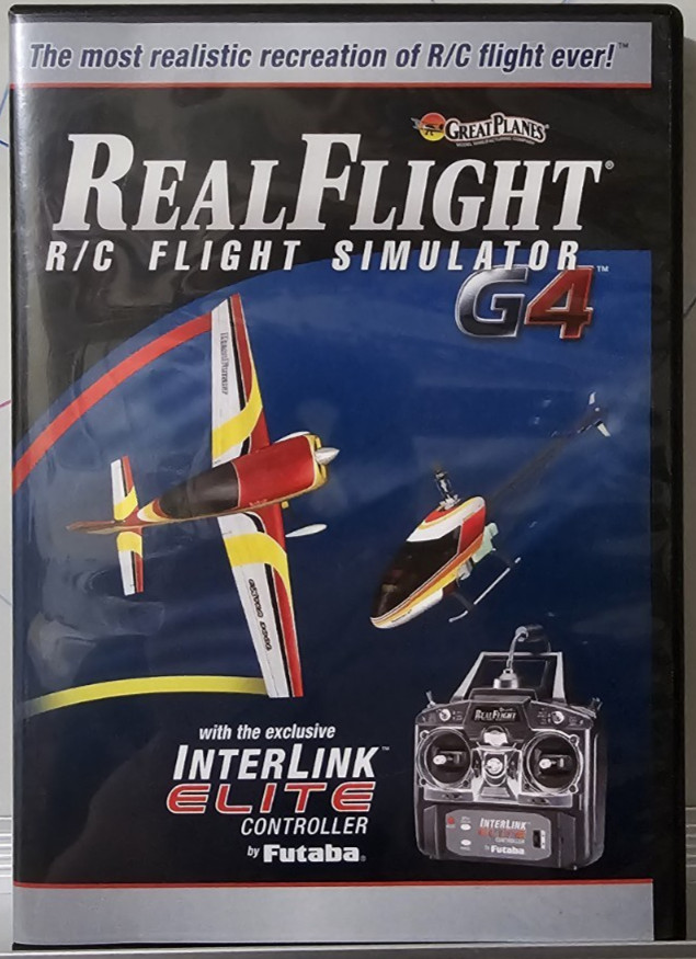 Great Planes Real Flight G4 R/C Flight Simulator PC Software 4-Disc with Code