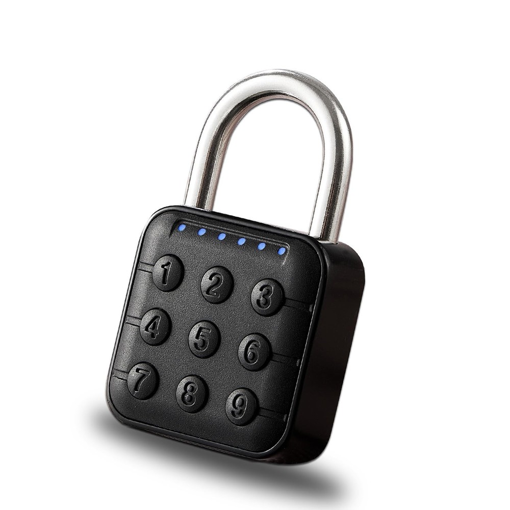 Combination Lock Locks Smart Padlock with APP Keypad Codes Lock for Gym, Scho...