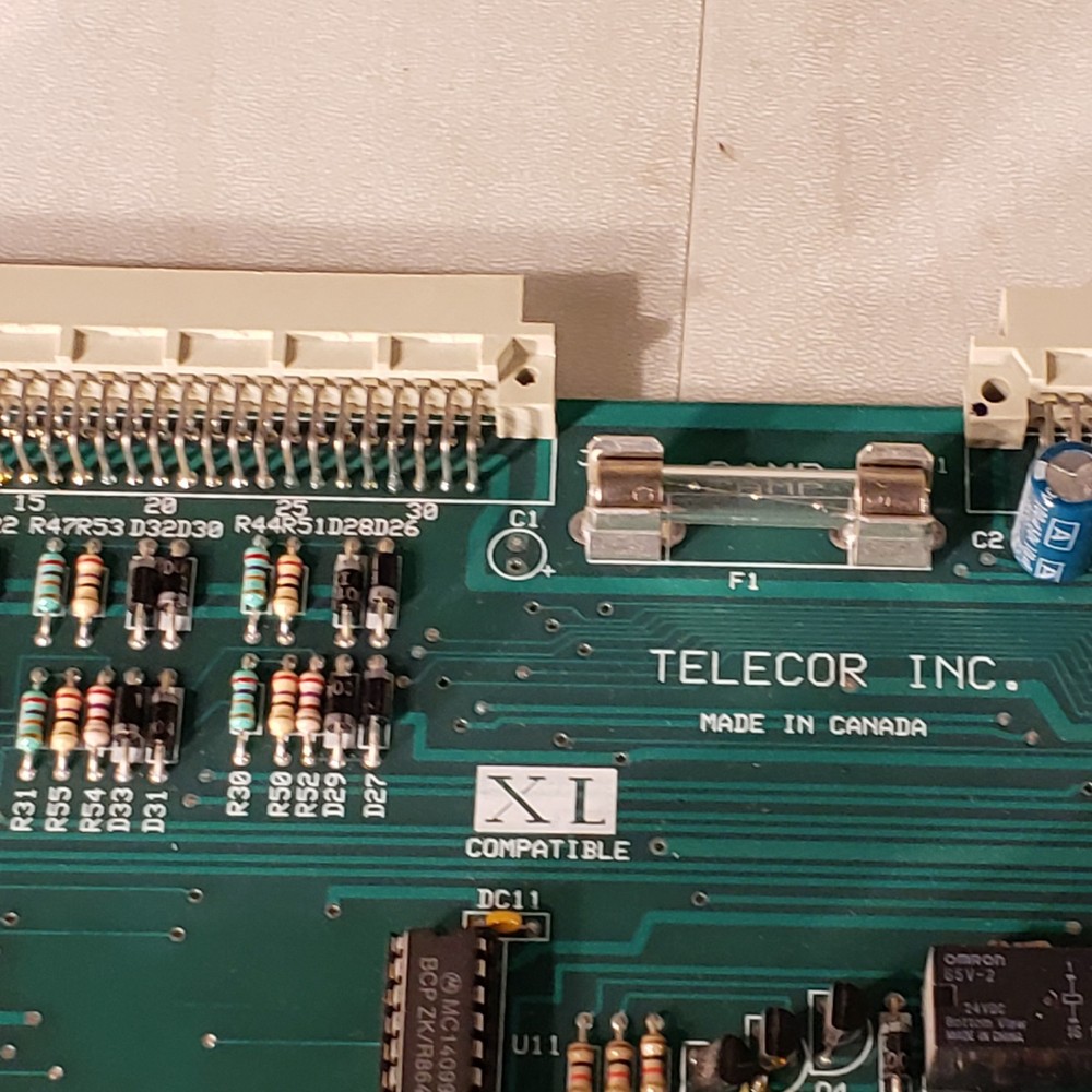 Telecor II CBU-2 Rev 8 Plug In Module Console Relay Control Board