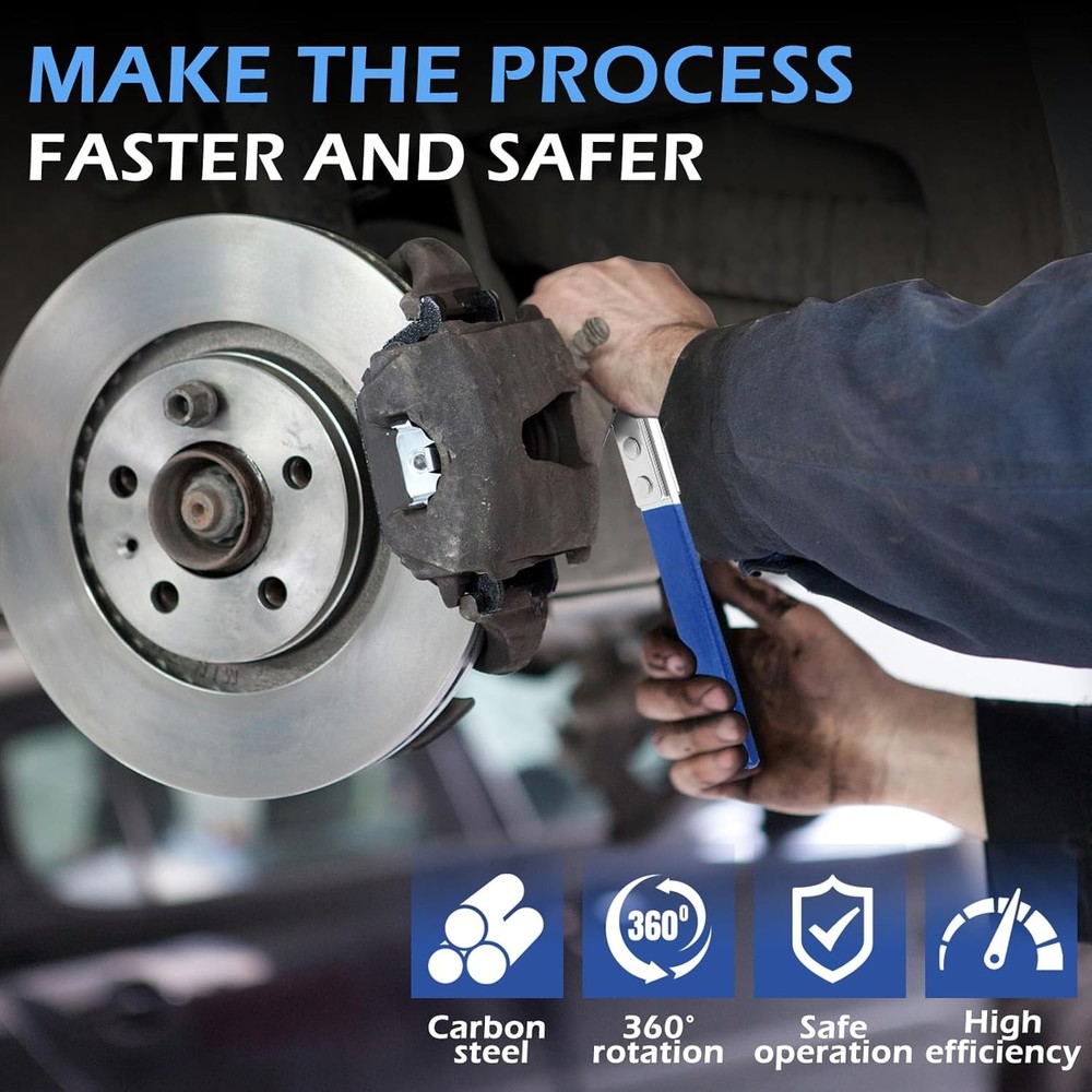 Brake Caliper Compression Tool 360° Adjustable Piston Blue