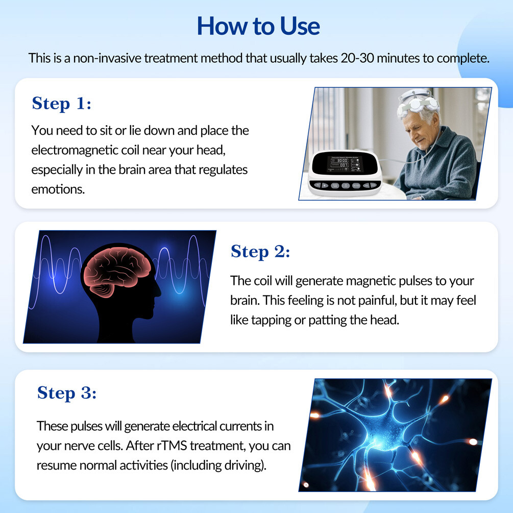 Transcranial Magnetic Stimulation MachineforDepression RTMS Treatment Insomnia O
