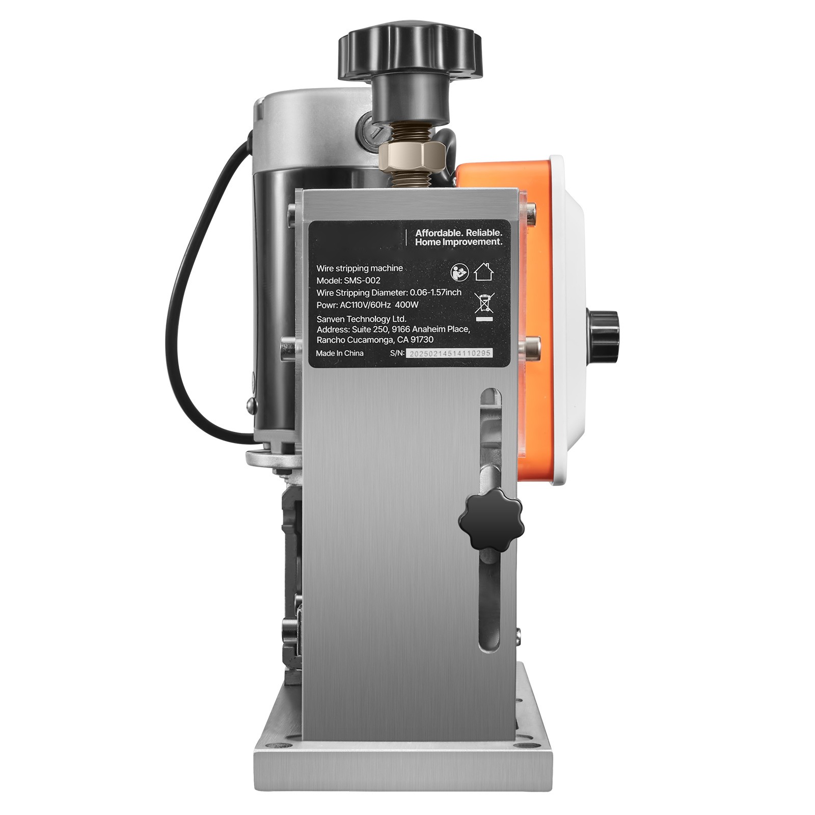 Electric Automatic Wire Stripper Stripping Machine 0.06-1.57 in 400W 15 m/min