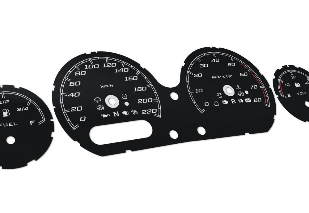 Harley-Davidson Glide Electra - Speedometer dials KM/H Gauges