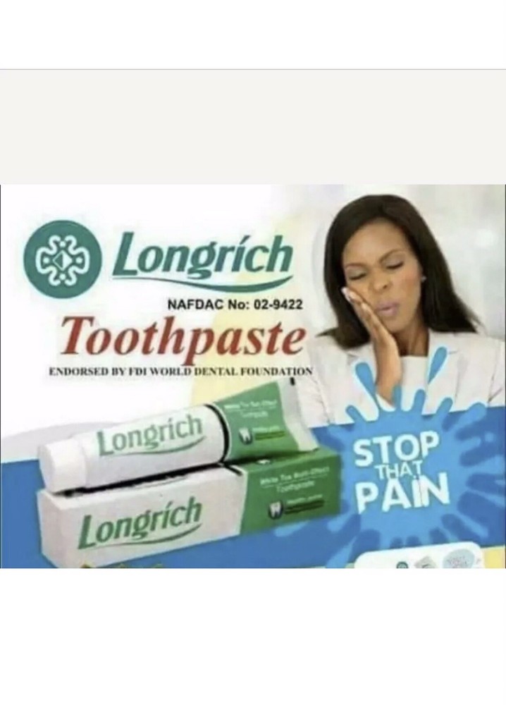 Longrich Toothpaste, White Tea Multi-Effect Toothpaste 1 Pack Jumbo Size 200g